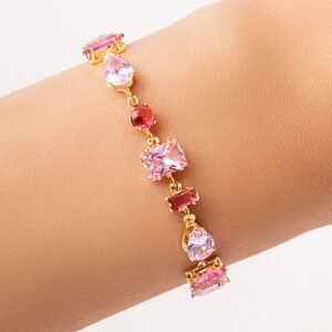 Crystal Alice Bracelet (Pink)