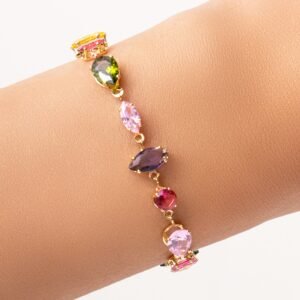 Crystal Madelyn Bracelet (Multi)