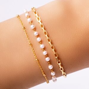 Sandra Pearl Bracelet Set