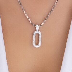 Crystal Lindsay Necklace (Silver)