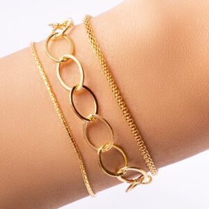 Ellen Link Bracelet Set