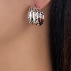 Everly Hoops (Silver)