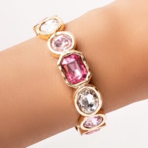 Crystal Liz Bracelet (Pink)
