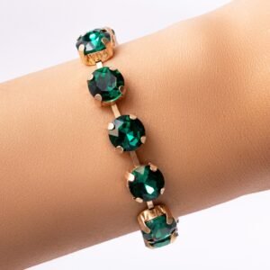 Crystal Roberta Bracelet (Emerald)