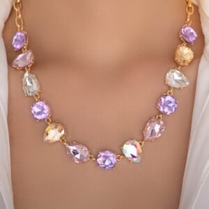 Pastel Crystal Necklace