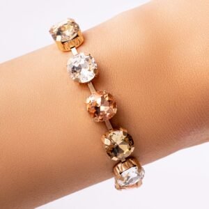 Crystal Roberta Bracelet (Gold)