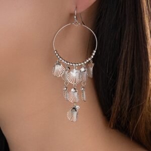 Lorie Drop Earrings (Silver)