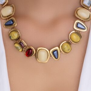 Multi Crystal Lydia Necklace